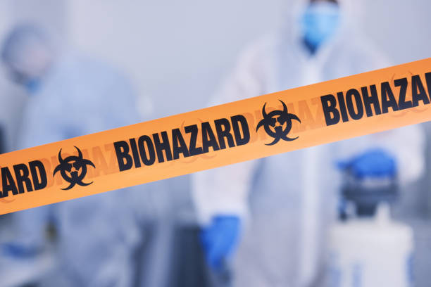 Professional Infectious Disease Decontamination technician working in Essex, IL